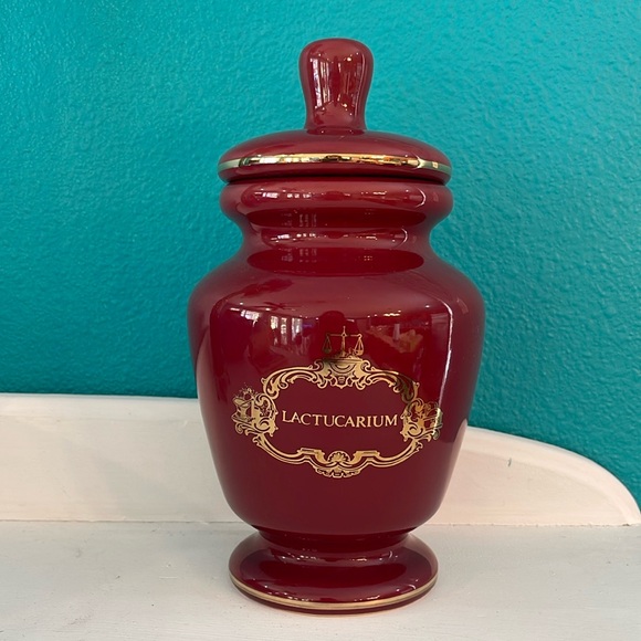 Eli Lilly Lactucarium Apothecary Jar